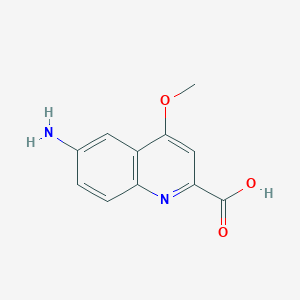 6-Amino-4-methoxyquinoline-2-carboxylic acid