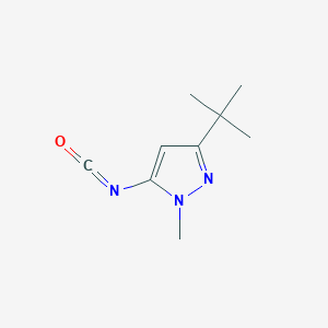 3-tert-Butyl-5-isocyanato-1-methyl-1H-pyrazole