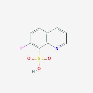 molecular formula C9H6INO3S B12866137 7-Iodoquinoline-8-sulfonic acid CAS No. 32435-64-6