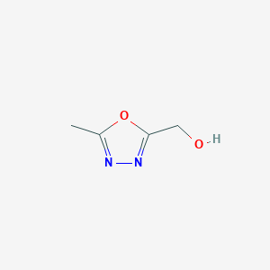 molecular formula C4H6N2O2 B1286636 (5-Methyl-1,3,4-oxadiazol-2-yl)methanol CAS No. 915924-37-7