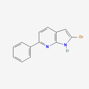 2-Bromo-6-phenyl-1H-pyrrolo[2,3-b]pyridine