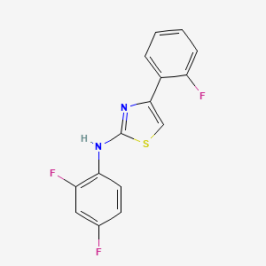 2-(2,4-Difluorophenyl)amino-4-(2-fluorophenyl)thiazole