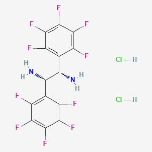 (S,S)-(-)-1,2-Bis(2,3,4,5,6-pentafluorophenyl)-1,2-ethanediamine dihydrochloride