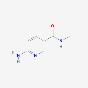 molecular formula C7H9N3O B1286641 6-amino-N-methylpyridine-3-carboxamide CAS No. 94924-86-4