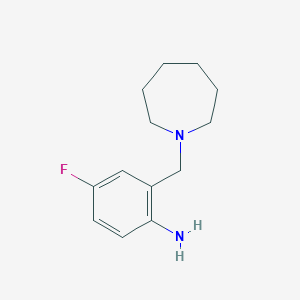 2-(1-Azepanylmethyl)-4-fluoroaniline