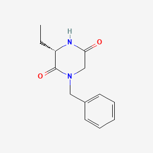 (S)-1-Benzyl-3-ethylpiperazine-2,5-dione