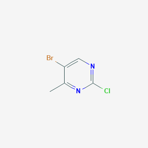 molecular formula C5H4BrClN2 B1286657 5-Bromo-2-chloro-4-methylpyrimidine CAS No. 633328-95-7