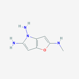 N2-Methyl-4H-furo[3,2-b]pyrrole-2,4,5-triamine