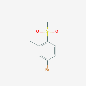 molecular formula C8H9BrO2S B1286665 4-溴-2-甲基-1-(甲磺酰基)苯 CAS No. 99768-21-5