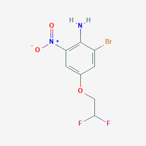 2-Bromo-4-(2,2-difluoroethoxy)-6-nitroaniline