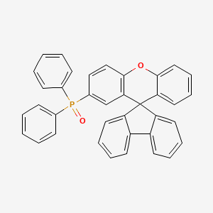 molecular formula C37H25O2P B12866674 Spiro[fluorene-9,9'-xanthen]-2'-yl-diphenyl phosphine oxide 