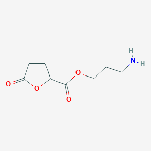 3-Aminopropyl 5-oxotetrahydrofuran-2-carboxylate