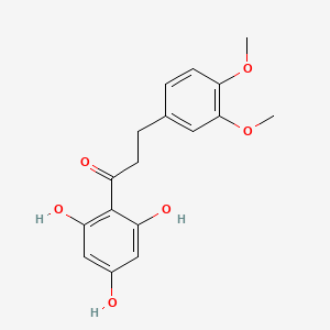 3-(3,4-Dimethoxyphenyl)-1-(2,4,6-trihydroxyphenyl)propan-1-one