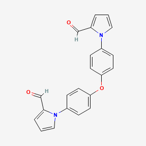 1-{4-[4-(2-formyl-1H-pyrrol-1-yl)phenoxy]phenyl}-1H-pyrrole-2-carbaldehyde