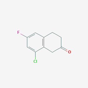 8-Chloro-6-fluoro-3,4-dihydronaphthalen-2(1H)-one