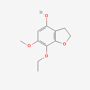 7-Ethoxy-6-methoxy-2,3-dihydrobenzofuran-4-ol