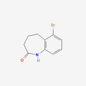 molecular formula C10H10BrNO B1286687 6-溴-4,5-二氢-1H-苯并[b]氮杂菲-2(3H)-酮 CAS No. 6729-30-2