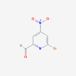 6-Bromo-4-nitropicolinaldehyde