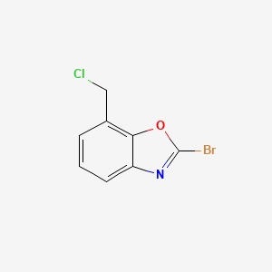 2-Bromo-7-(chloromethyl)benzo[d]oxazole