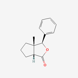 (3S,3AS,6aR)-3a-methyl-3-phenylhexahydro-1H-cyclopenta[c]furan-1-one