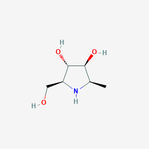 (2S,3S,4S,5R)-2-(Hydroxymethyl)-5-methylpyrrolidine-3,4-diol