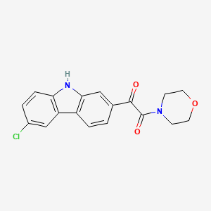 1-(6-Chloro-9H-carbazol-2-yl)-2-morpholinoethane-1,2-dione