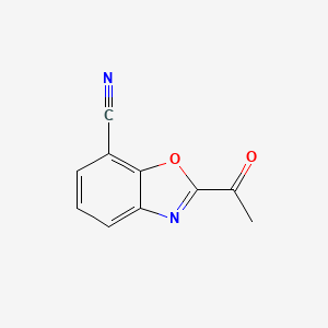 2-Acetylbenzo[d]oxazole-7-carbonitrile