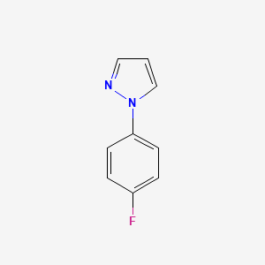 molecular formula C9H7FN2 B1286705 1-(4-Fluorophenyl)pyrazole CAS No. 81329-32-0