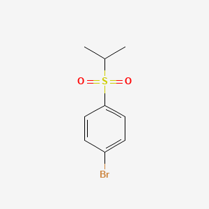 molecular formula C9H11BrO2S B1286707 1-溴-4-(丙烷-2-磺酰)苯 CAS No. 70399-02-9