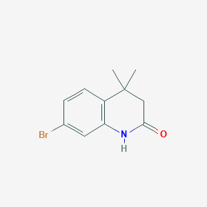 B1286710 7-Bromo-4,4-dimethyl-3,4-dihydroquinolin-2(1H)-one CAS No. 185316-44-3