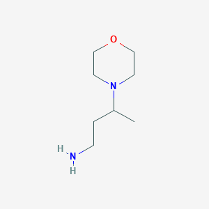 molecular formula C8H18N2O B1286719 3-Morpholin-4-ylbutan-1-amine CAS No. 776329-10-3