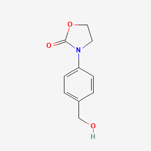 2-Oxazolidinone, 3-[4-(hydroxymethyl)phenyl]-