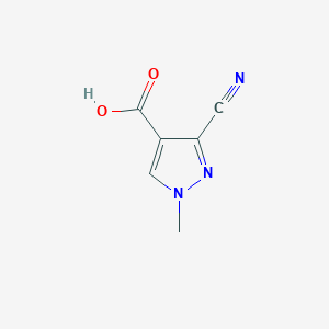 3-Cyano-1-methyl-1H-pyrazole-4-carboxylic acid