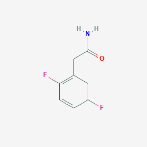 molecular formula C8H7F2NO B12867430 2,5-Difluorophenylacetamide 