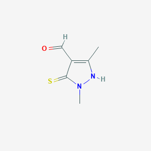 5-Mercapto-1,3-dimethyl-1H-pyrazole-4-carbaldehyde