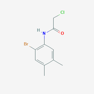 N-(2-bromo-4,5-dimethylphenyl)-2-chloroacetamide