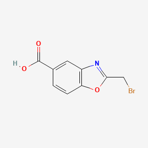 2-(Bromomethyl)benzo[d]oxazole-5-carboxylic acid