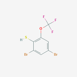 2,4-Dibromo-6-trifluoromethoxybenzenethiol