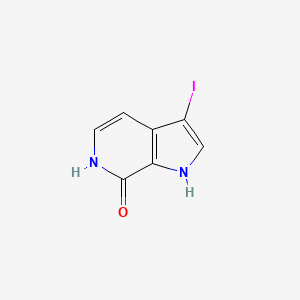 3-Iodo-1,6-dihydropyrrolo[2,3-c]pyridin-7-one