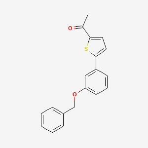 1-{5-[3-(Benzyloxy)phenyl]-2-thienyl}ethanone