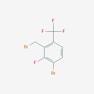 3-Bromo-2-fluoro-6-(trifluoromethyl)benzyl bromide