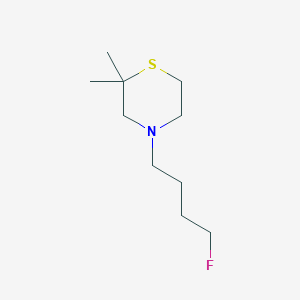 4-(4-Fluorobutyl)-2,2-dimethylthiomorpholine