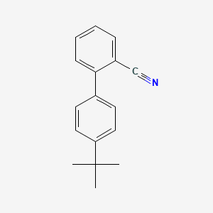 molecular formula C17H17N B1286761 2-(4-叔丁基苯基)苯甲腈 CAS No. 192699-49-3