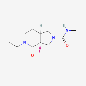 cis-3a-Fluoro-5-isopropyl-N-methyl-4-oxohexahydro-1H-pyrrolo[3,4-c]pyridine-2(3H)-carboxamide