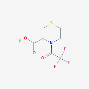 4-(2,2,2-Trifluoroacetyl)thiomorpholine-3-carboxylic acid