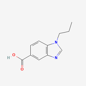 molecular formula C11H12N2O2 B1286767 1-丙基-1H-苯并咪唑-5-羧酸 CAS No. 369630-71-7