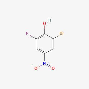 molecular formula C6H3BrFNO3 B1286783 2-Bromo-6-fluoro-4-nitrophenol CAS No. 329-49-7