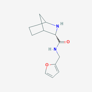 (3S)-N-(Furan-2-ylmethyl)-2-azabicyclo[2.2.1]heptane-3-carboxamide