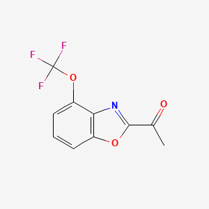 1-(4-(Trifluoromethoxy)benzo[d]oxazol-2-yl)ethanone