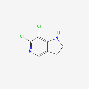 6,7-Dichloro-2,3-dihydro-1H-pyrrolo[3,2-c]pyridine